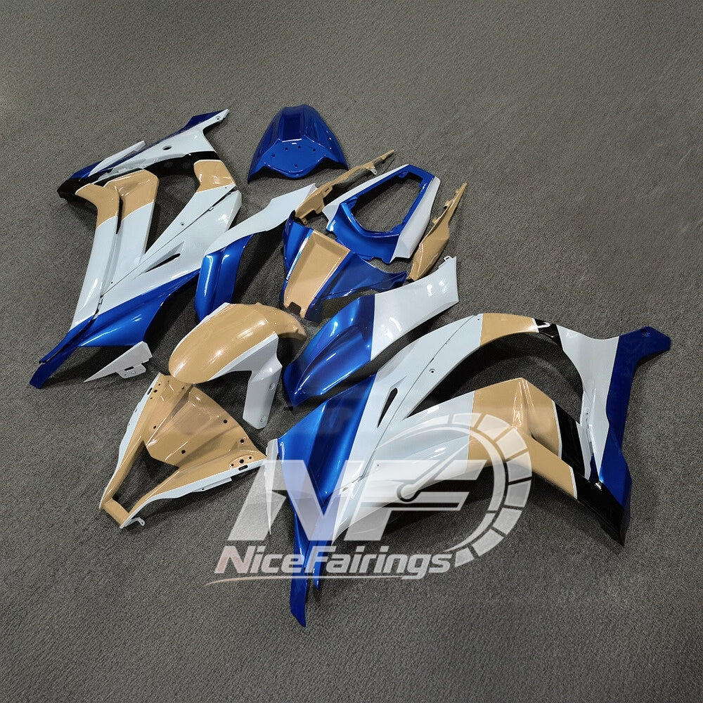 For KAWASAKI Ninja ZX10R 2011-2015 Custom Painted ABS Fairing Kit | NiceFairings - rear angle image