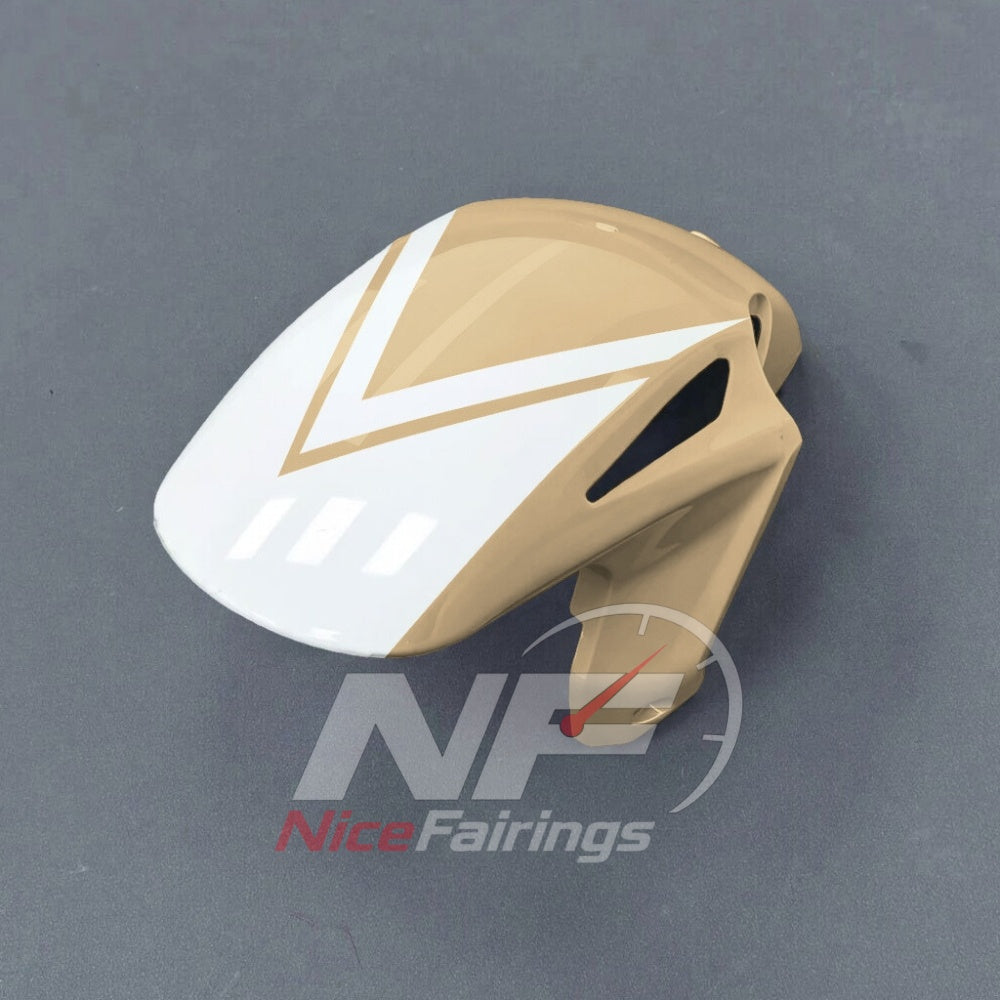 For Honda CBR1000RR-R SP 2024-2026 Yellow Black Sportbike Fairing Set with Custom Painted Plastics | NiceFairings - rear angle image