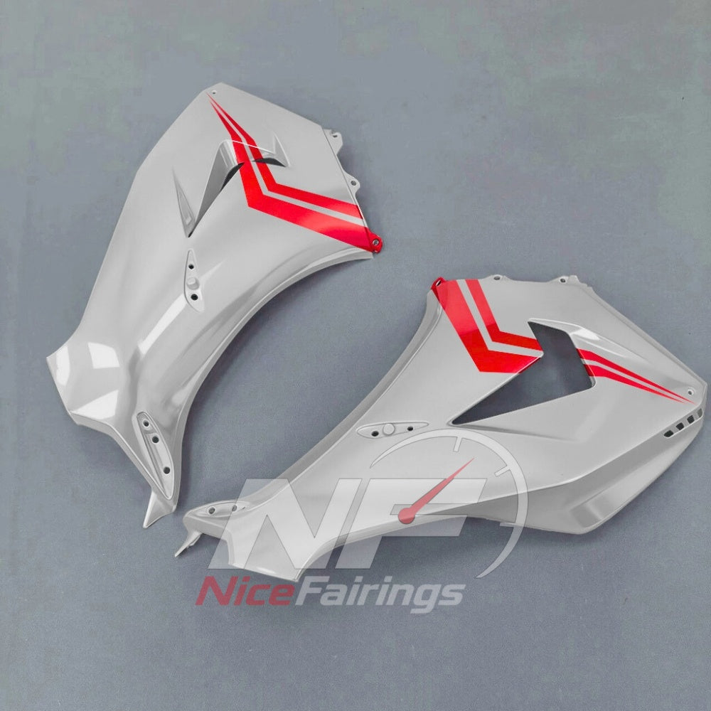 For Honda CBR1000RR-R 2024-2026 Red Black Custom Fairings with ABS Sportbike Plastics and Full Body Kit | NiceFairings - rear angle image