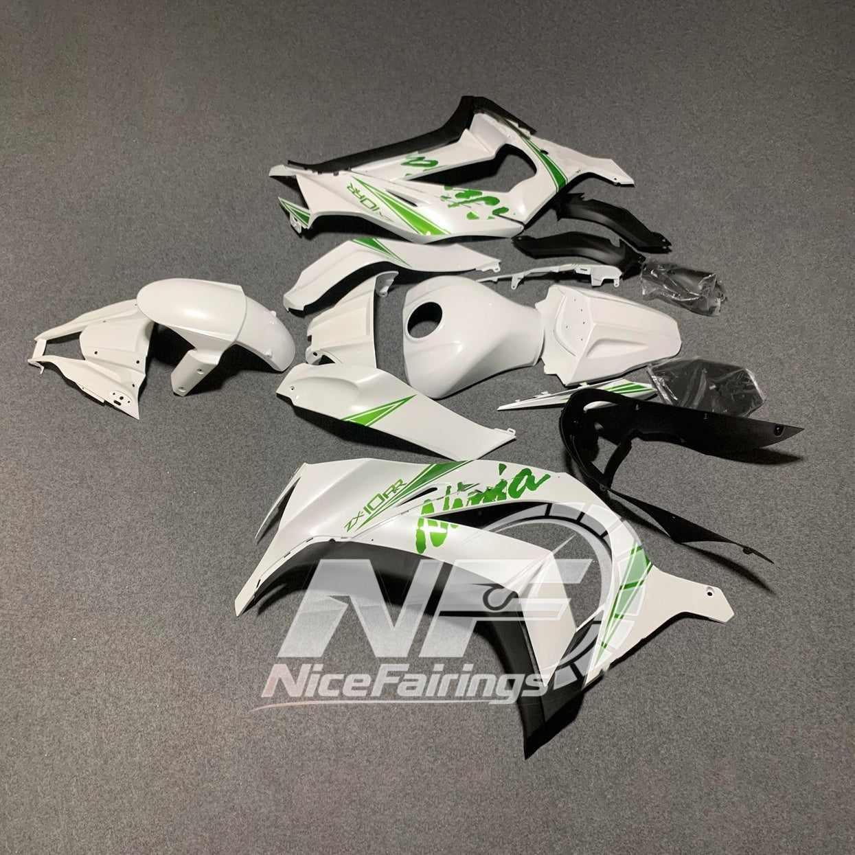 For KAWASAKI Ninja ZX10R 2011-2015 Complete Fairing Set | NiceFairings - rear angle image
