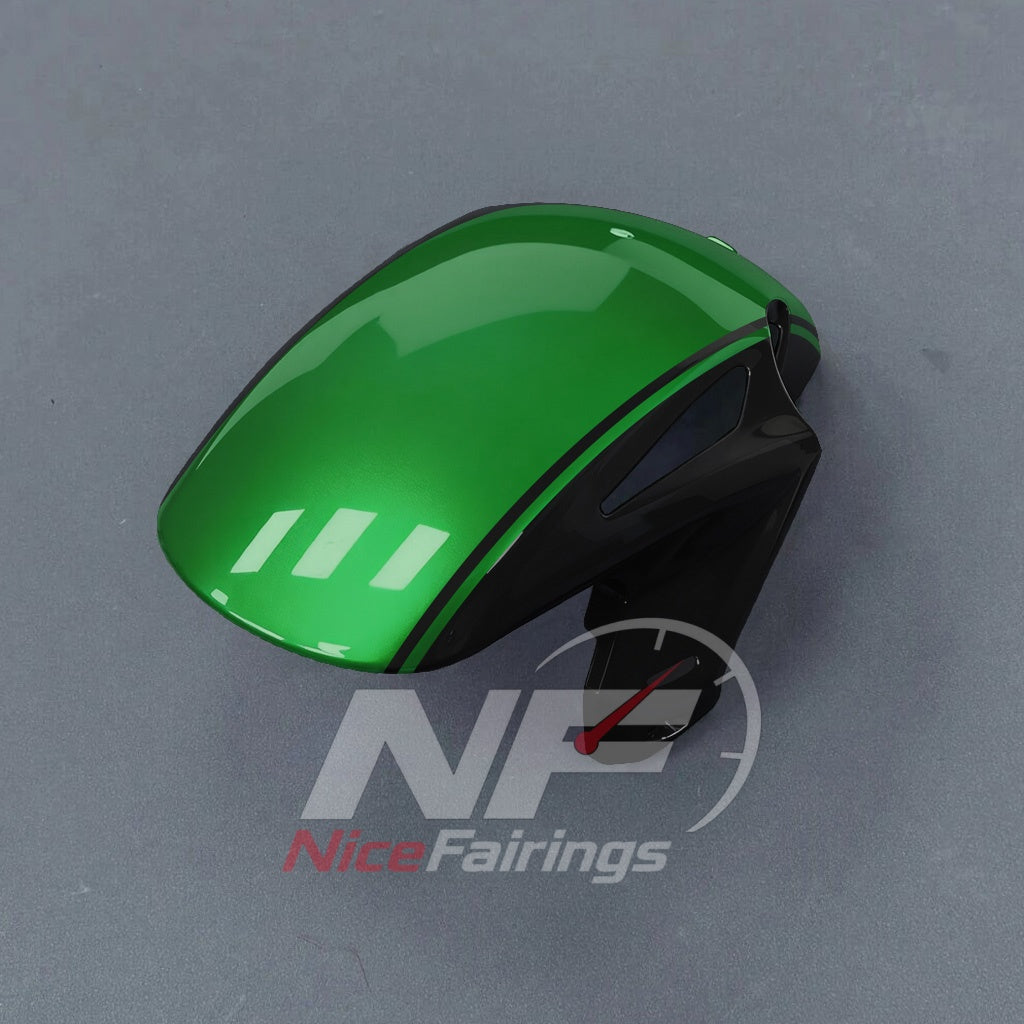 For Honda CBR1000RR-R 2024-2026 Green Black Custom Fairings with ABS Sportbike Plastics and Full Body Kit | NiceFairings - rear angle image