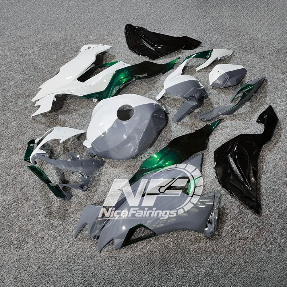 Kawasaki Ninja ZX-6R 636 2019-2023 Custom Fairings Full Body Kit Tank Cover | NiceFairings - rear angle image