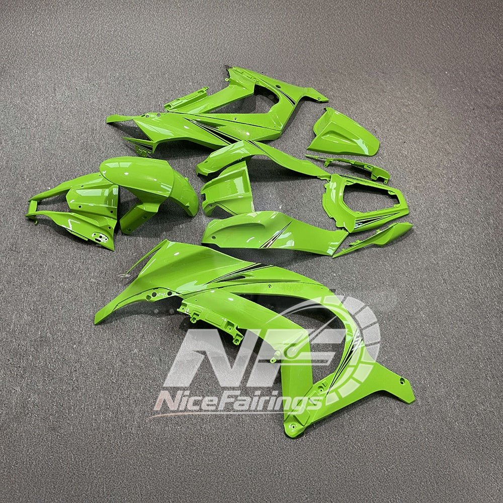 KAWASAKI Ninja ZX10R 2011-2015 Injection Molded Fairings Set | NiceFairings - rear angle image