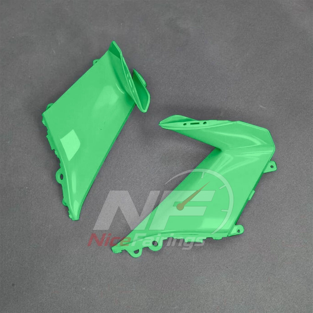 For BMW S1000RR 2025-2026 Green Black Custom Fairings with ABS Sportbike Plastics and Full Body Kit | NiceFairings - rear angle image