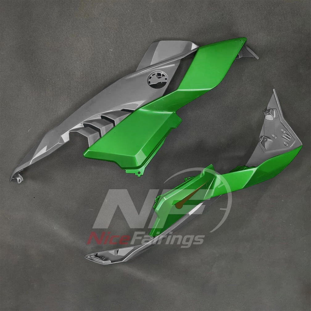 For BMW S1000RR 2025-2026 Green Black ABS Fairing Kit with Painted Bodywork and Replacement Panels | NiceFairings - rear angle image