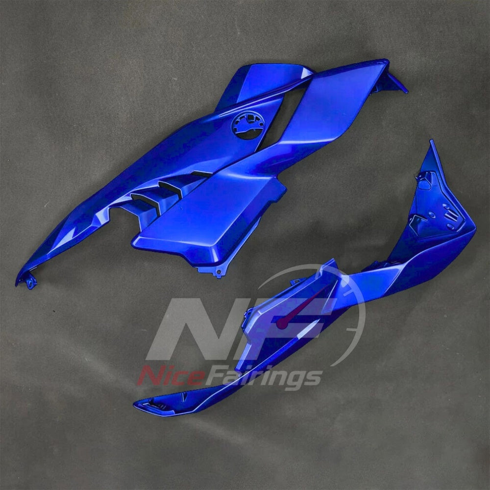 For BMW S1000RR 2025-2026 Blue Black ABS Body Kit with Street and Track Fairing Panels | NiceFairings - rear angle image