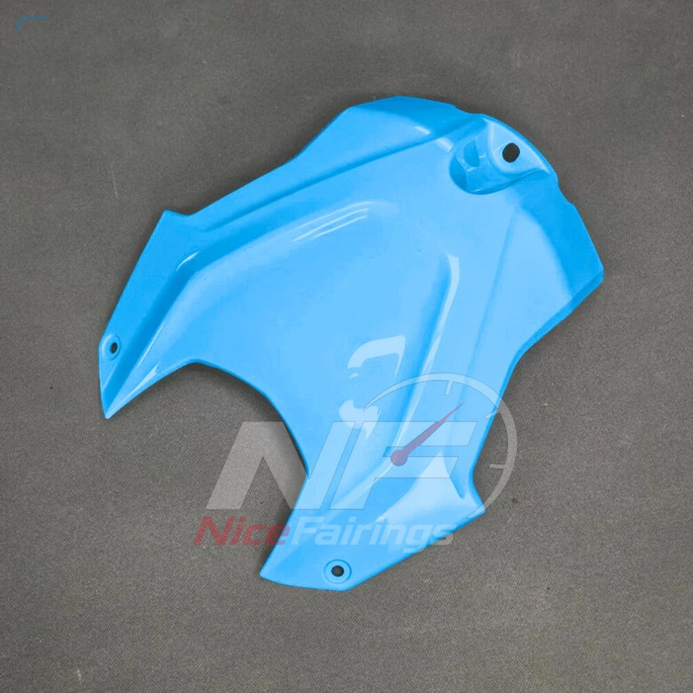 For BMW S1000RR 2025-2026 Blue Black Sportbike Fairing Set with Custom Painted Plastics | NiceFairings - rear angle image
