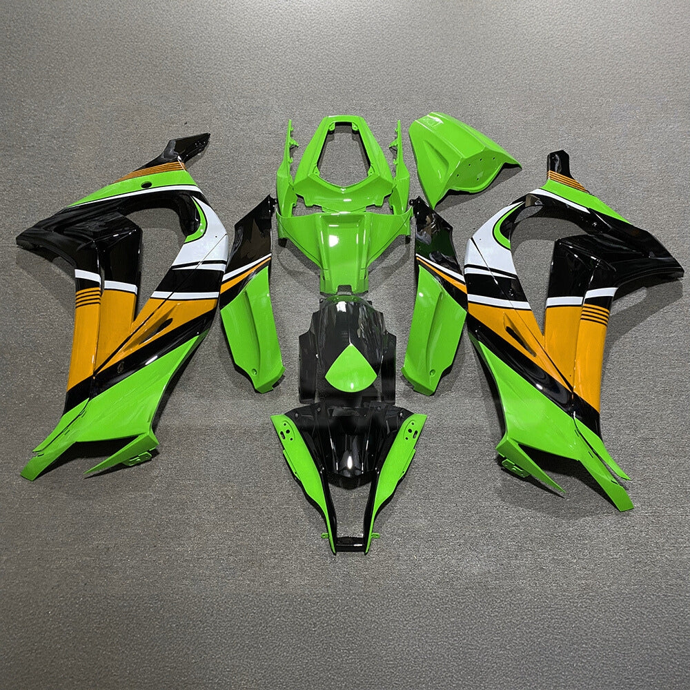 KAWASAKI ZX10R 2011-2015 Custom ABS Motorcycle Fairings | NiceFairings - rear angle image