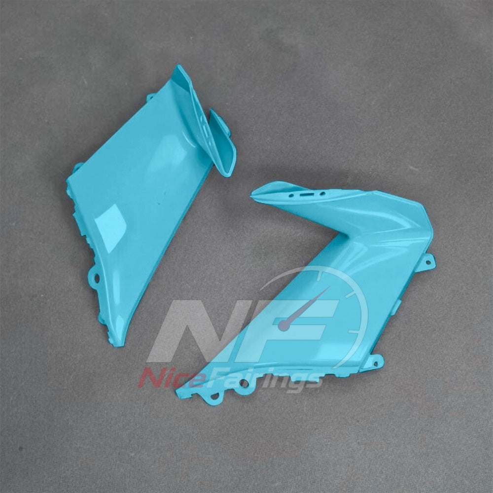 For BMW S1000RR 2025-2026 Teal Black Motorcycle Fairing Kit with Aftermarket Body Panels | NiceFairings - rear angle image