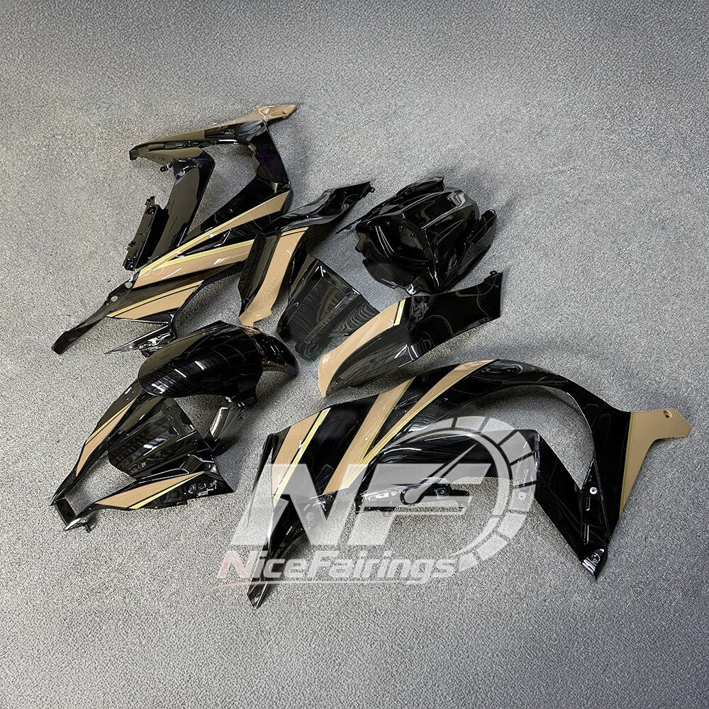 KAWASAKI ZX10R 2011-2015 Custom ABS Motorcycle Fairings | NiceFairings - rear angle image
