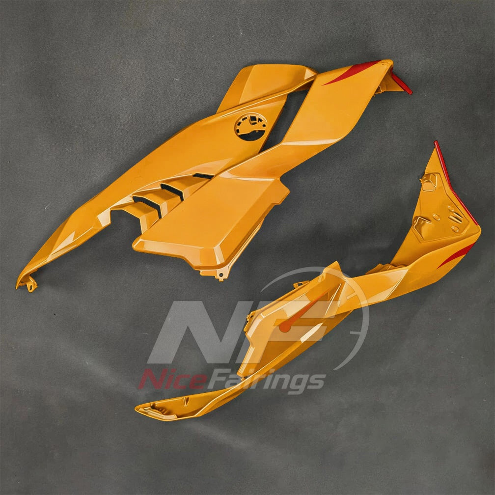 For BMW S1000RR 2025-2026 Yellow Black ABS Fairing Kit with Painted Bodywork and Replacement Panels | NiceFairings - rear angle image