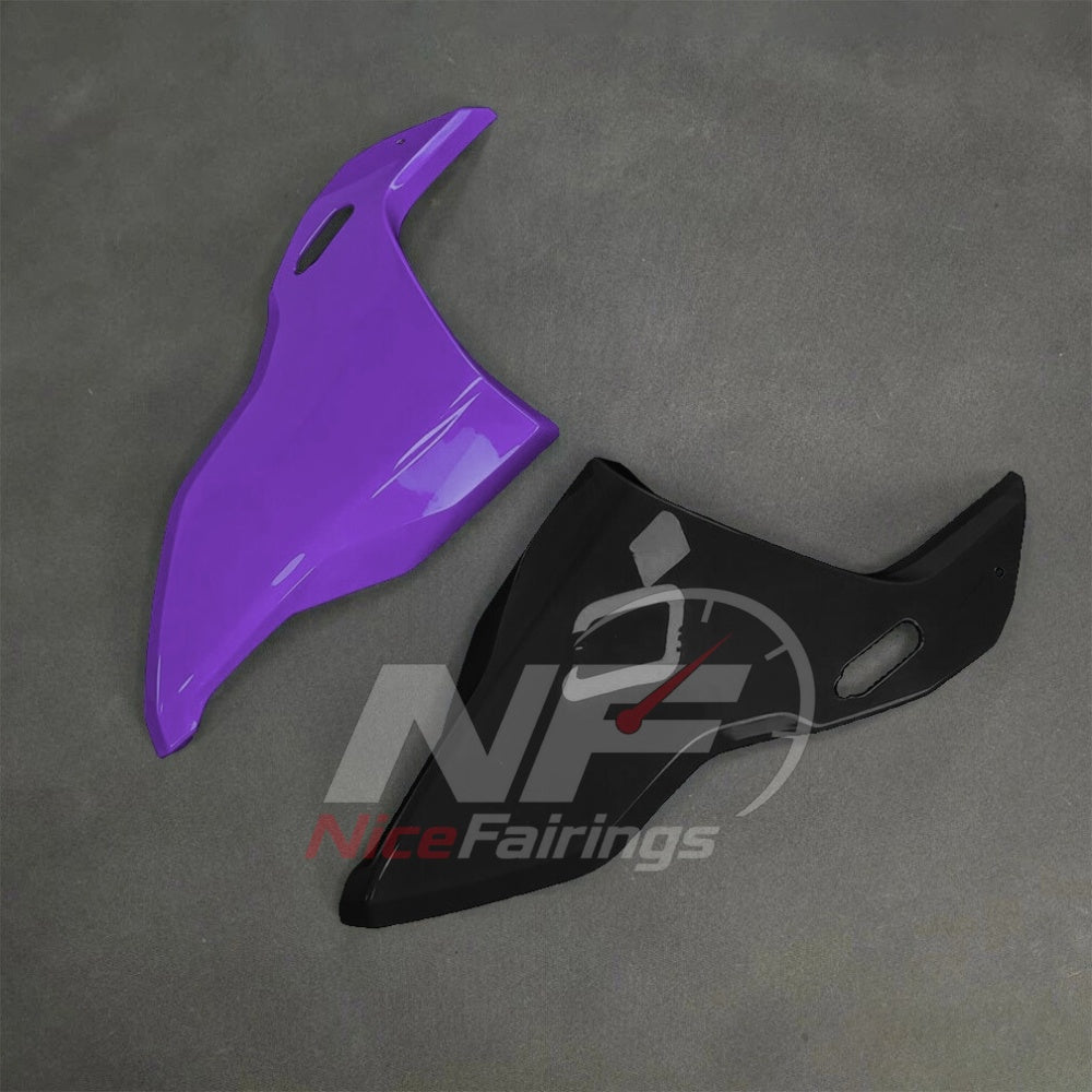 For BMW S1000RR 2025-2026 Purple Black ABS Body Kit with Street and Track Fairing Panels | NiceFairings - rear angle image