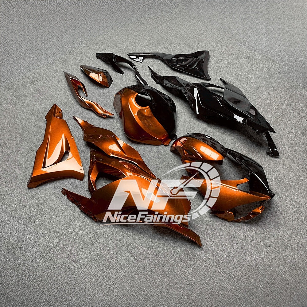 For Kawasaki ZX6R 636 2024-2025 Painted Motorcycle Bodywork Custom Graphics Tank Cover | NiceFairings - rear angle image