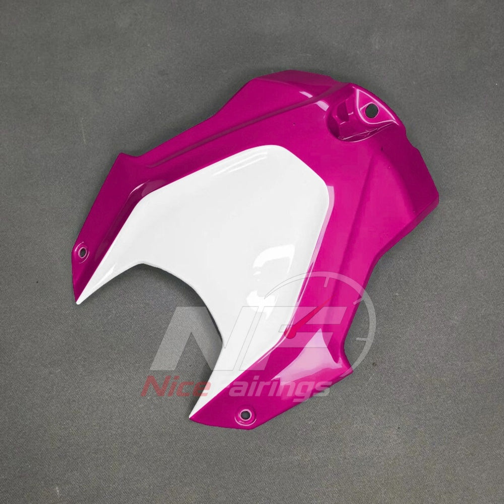 For BMW S1000RR 2025-2026 Pink Black Painted ABS Fairings with Complete Replacement Bodywork | NiceFairings - rear angle image