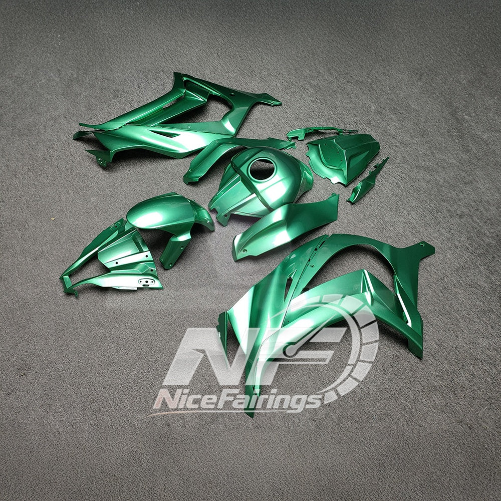 KAWASAKI Ninja ZX10R 2011-2015 Injection Molded Fairings Set | NiceFairings - rear angle image