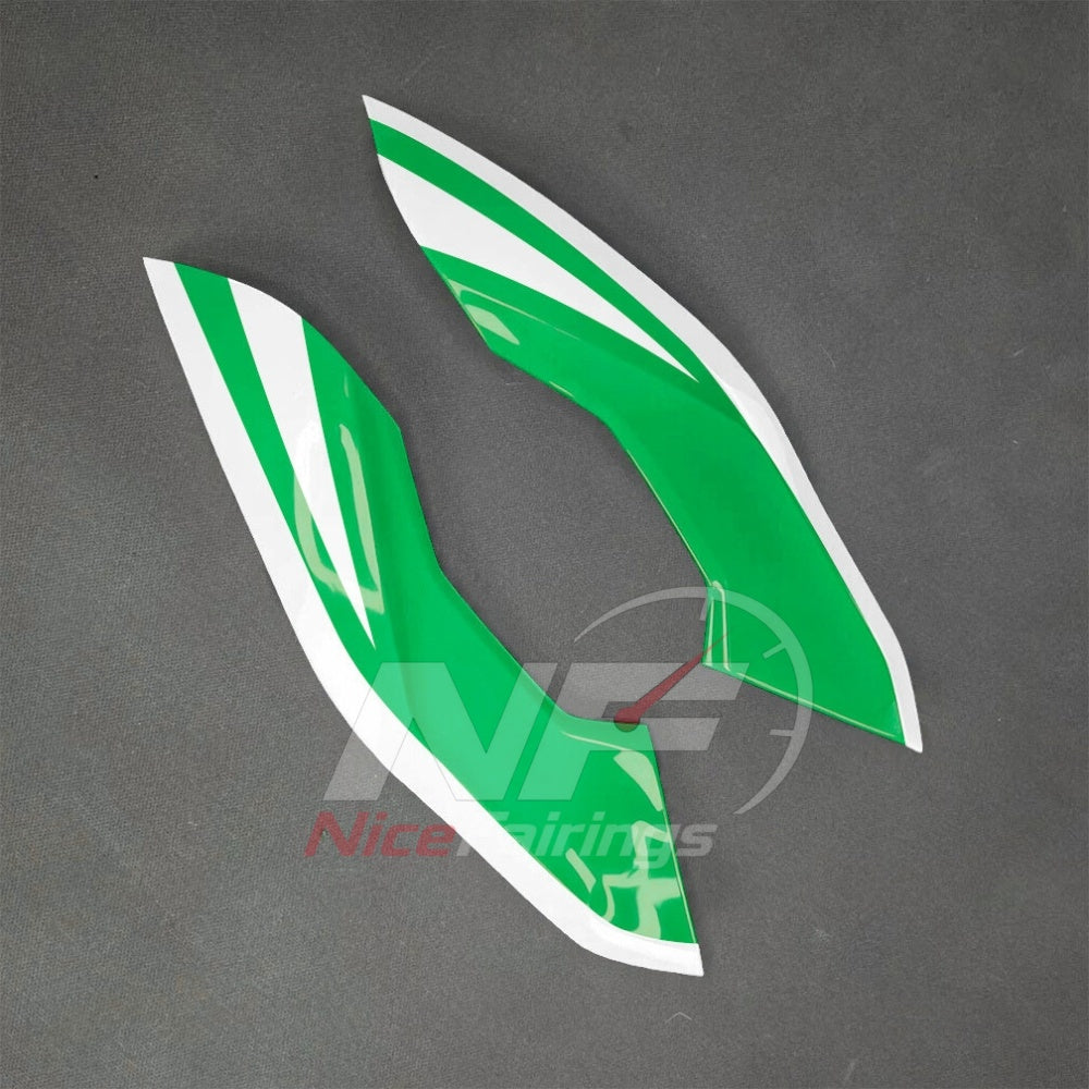 For BMW S1000RR 2025-2026 Green Black ABS Fairing Kit with Painted Bodywork and Replacement Panels | NiceFairings - rear angle image