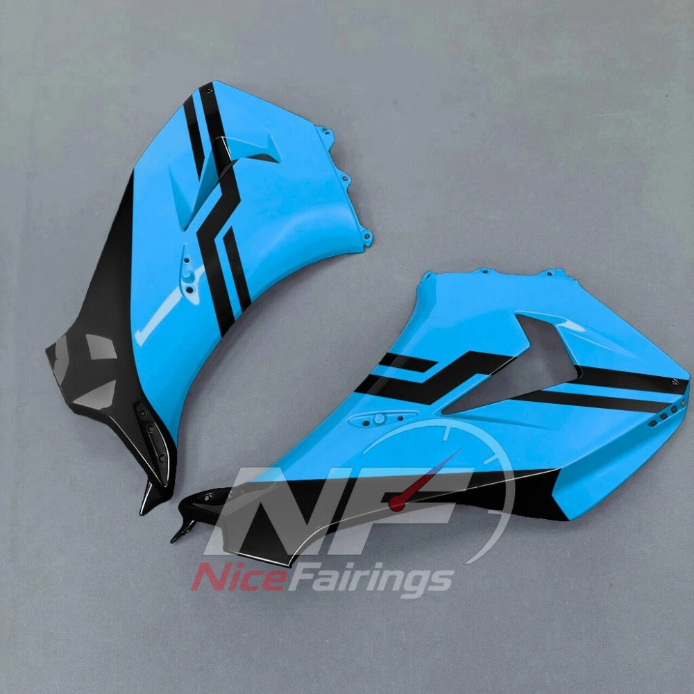 For Honda CBR1000RR-R 2024-2026 Blue Black Painted ABS Fairings with Complete Replacement Bodywork | NiceFairings - rear angle image