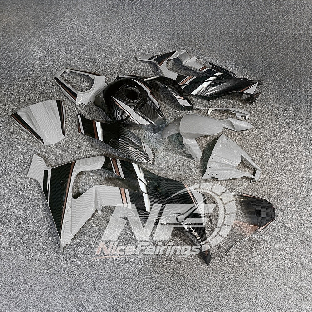 KAWASAKI ZX10R 2011-2015 Race Style Fairing Plastics | NiceFairings - rear angle image