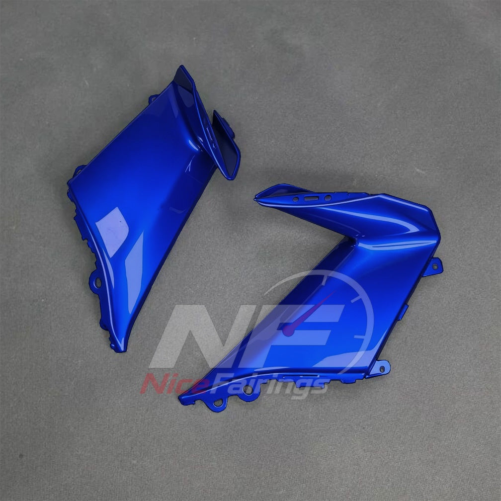 For BMW S1000RR 2025-2026 Blue Black Painted ABS Fairings with Complete Replacement Bodywork | NiceFairings - rear angle image