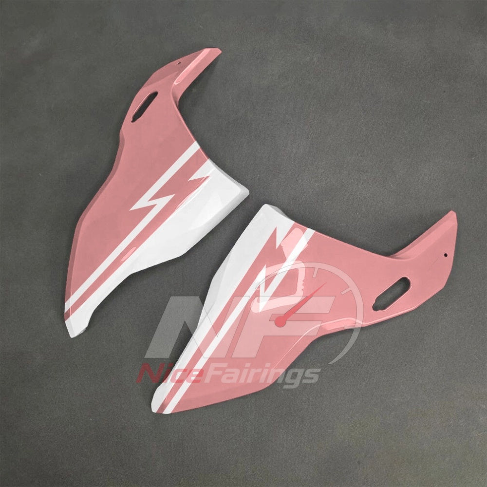For BMW S1000RR 2025-2026 Red Black ABS Fairing Kit with Painted Bodywork and Replacement Panels | NiceFairings - rear angle image