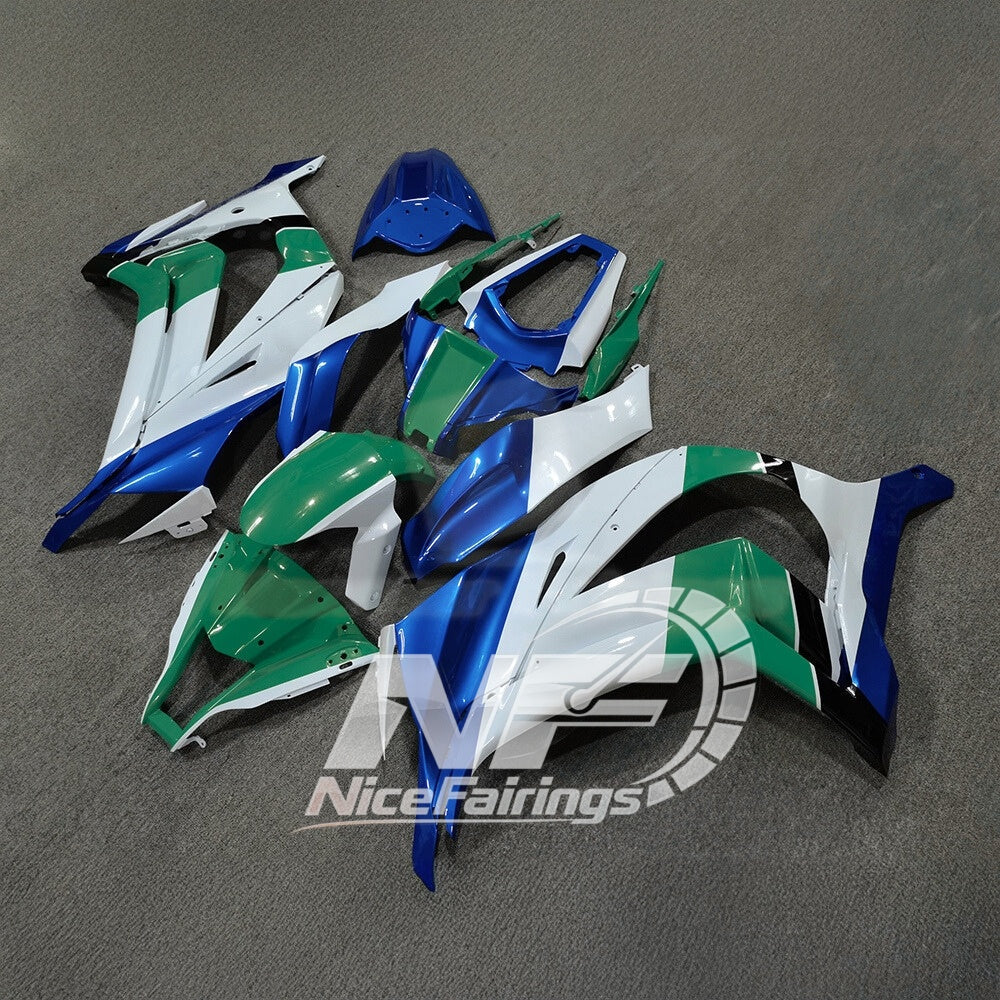 KAWASAKI Ninja ZX10R 2011-2015 Injection Molded Fairings Set | NiceFairings - rear angle image