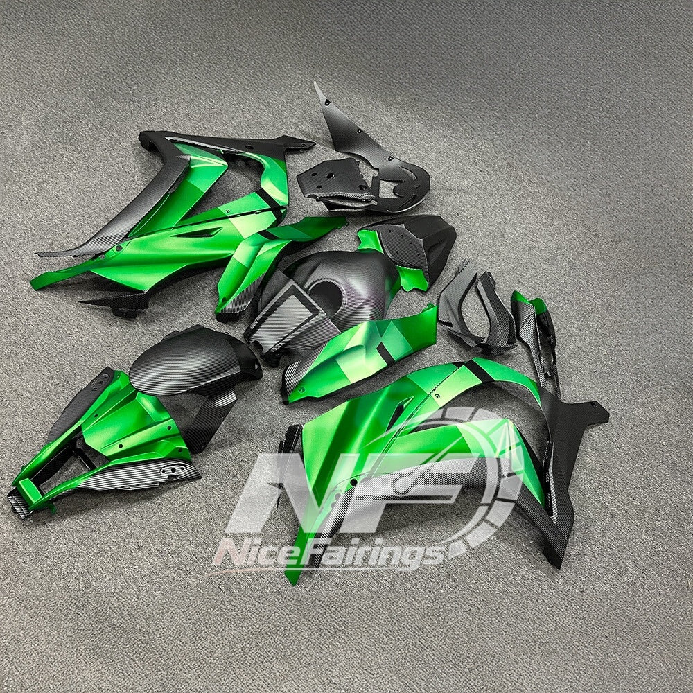 KAWASAKI Ninja ZX10R 2011-2015 Injection Molded Fairings Set | NiceFairings - rear angle image