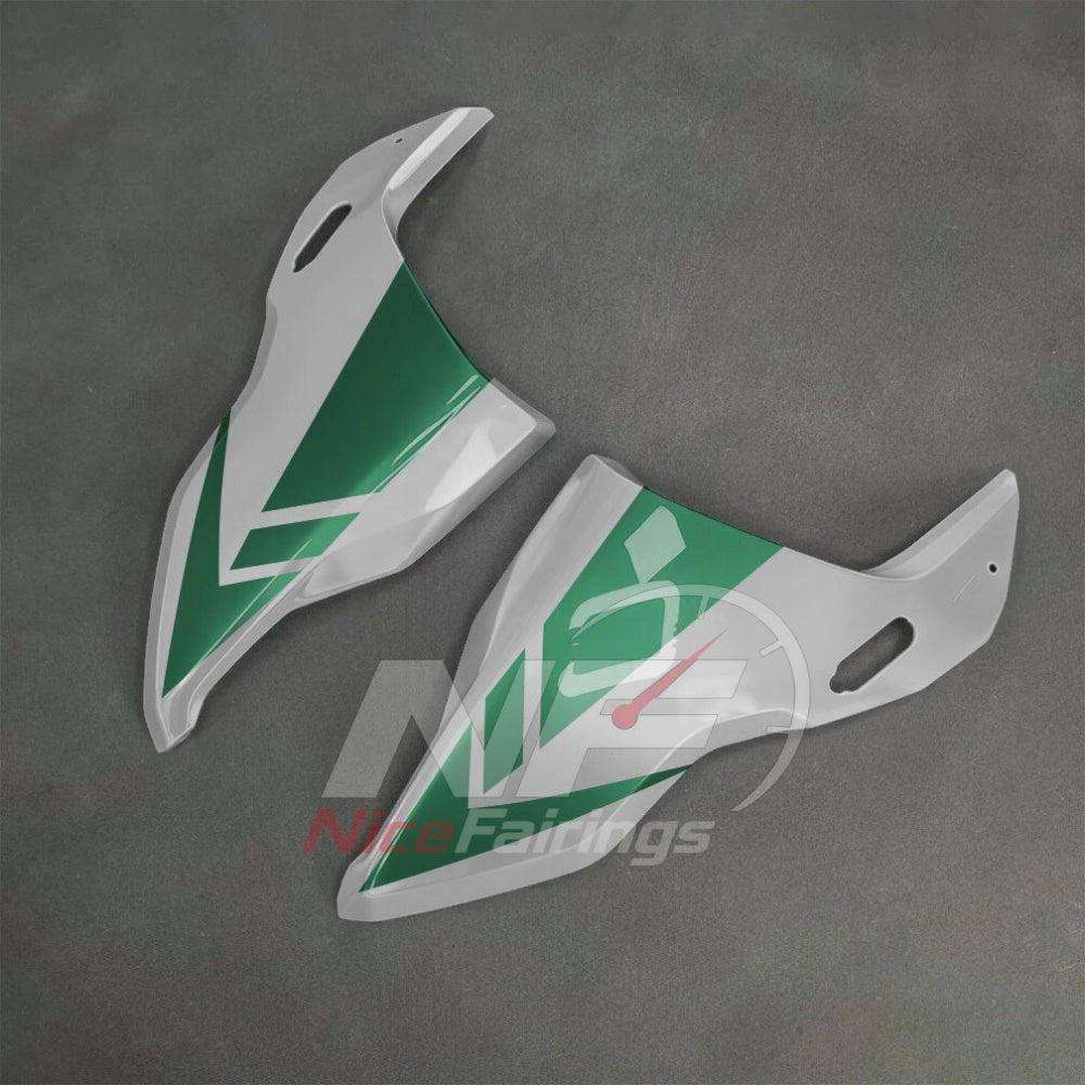 For BMW S1000RR 2025-2026 Green Black ABS Fairing Kit with Painted Bodywork and Replacement Panels | NiceFairings - rear angle image