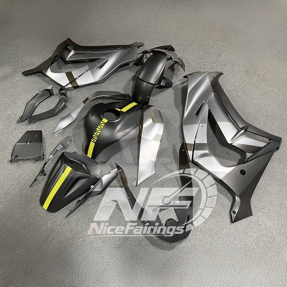 KAWASAKI ZX10R 2011-2015 Custom ABS Motorcycle Fairings | NiceFairings - rear angle image