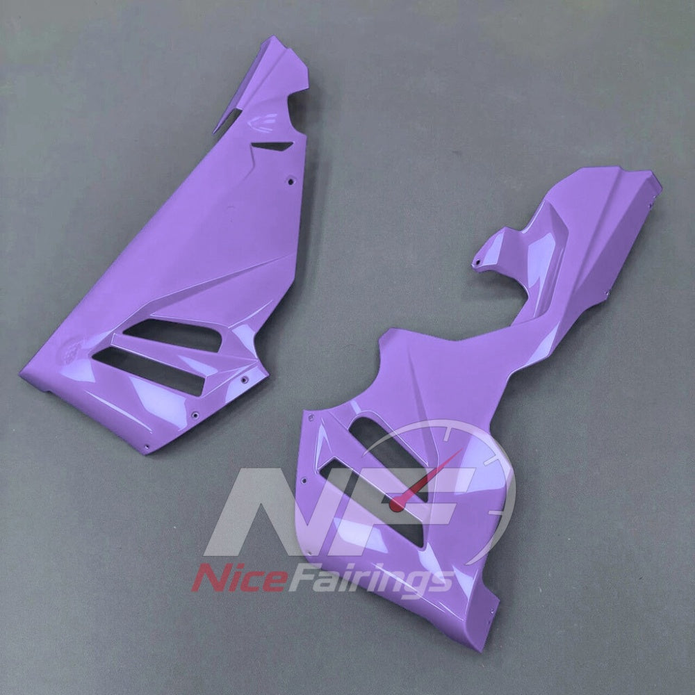 For Honda CBR1000RR-R 2024-2026 Purple Black Custom Fairings with ABS Sportbike Plastics and Full Body Kit | NiceFairings - rear angle image