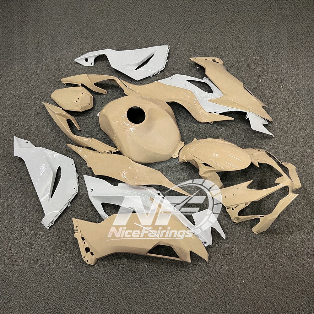 Kawasaki Ninja ZX-6R 636 2019-2023 Custom Fairings Matte Black Tank Cover | NiceFairings - rear angle image