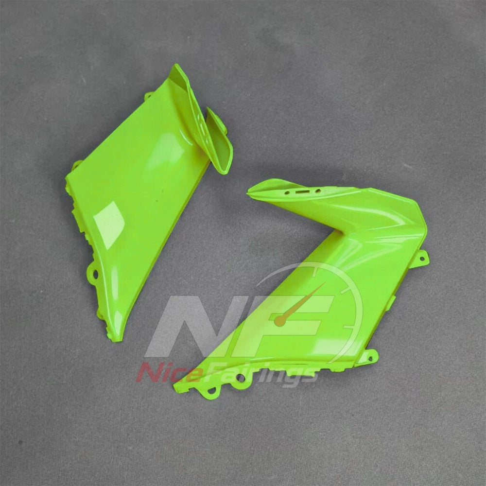 For BMW S1000RR 2025-2026 Green Black ABS Body Kit with Street and Track Fairing Panels | NiceFairings - rear angle image