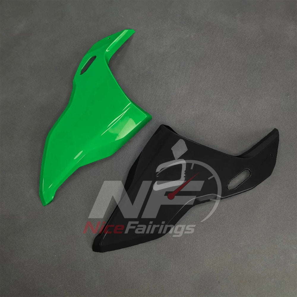 For BMW S1000RR 2025-2026 Green Black Motorcycle Fairing Kit with Aftermarket Body Panels | NiceFairings - rear angle image