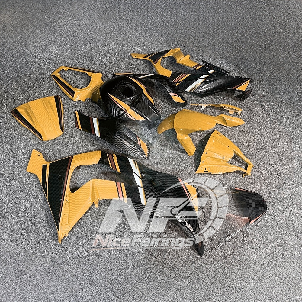 For KAWASAKI ZX10R 2011-2015 Custom Sportbike Fairings | NiceFairings - rear angle image