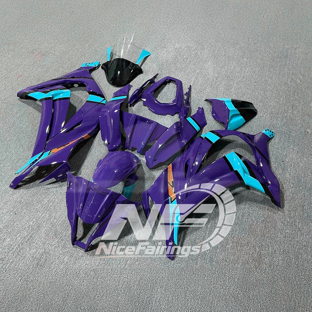 Ninja ZX10R 2011-2015 ABS Body Panels Fairing Set | NiceFairings - rear angle image
