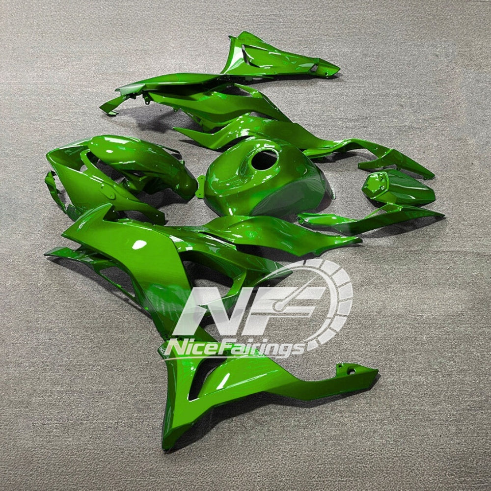 For Kawasaki ZX6R 636 2024-2025 Painted Motorcycle Bodywork Track Edition Tank Cover | NiceFairings - rear angle image