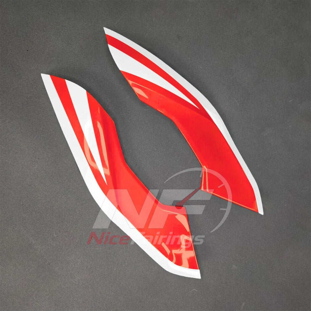 For BMW S1000RR 2025-2026 Red Black Painted ABS Fairings with Complete Replacement Bodywork | NiceFairings - rear angle image