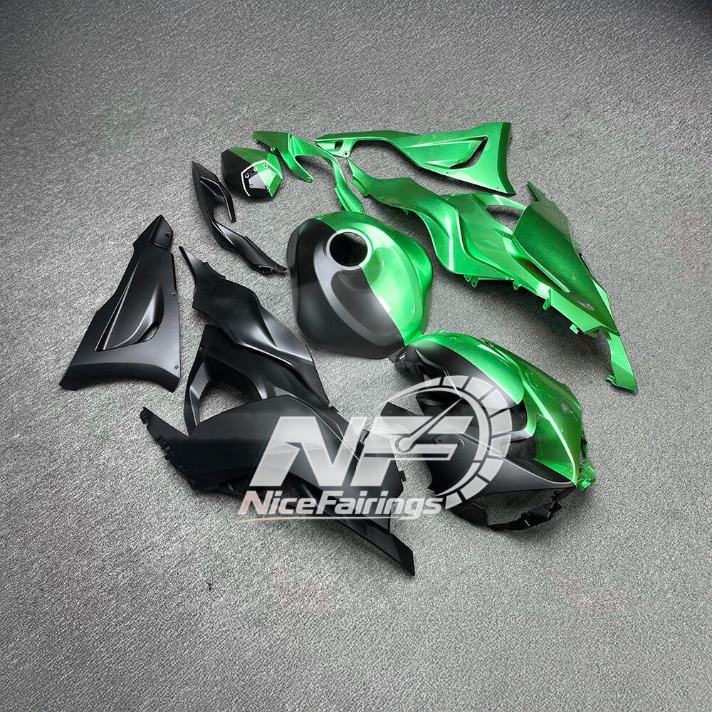 For Kawasaki ZX6R 636 Custom Painted ABS Body Kit Aftermarket Panels Tank Cover | NiceFairings - rear angle image