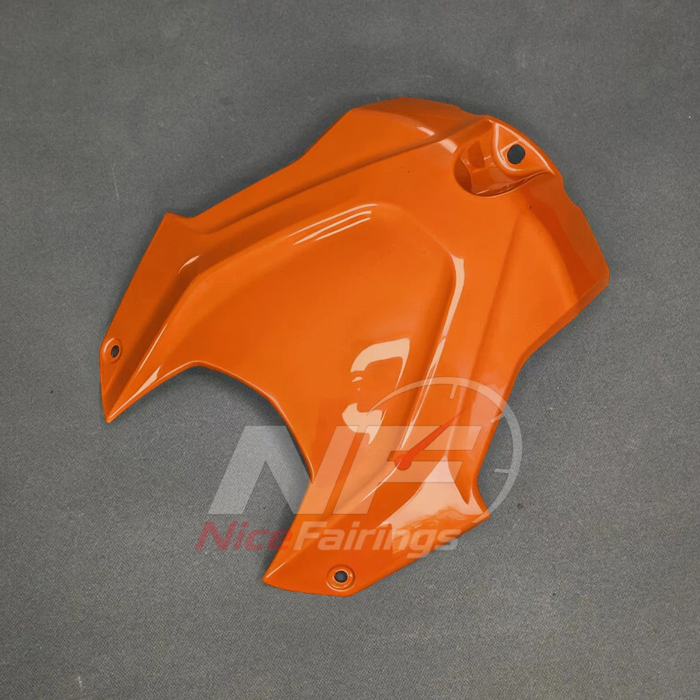For BMW S1000RR 2025-2026 Orange Black Motorcycle Fairing Kit with Aftermarket Body Panels | NiceFairings - rear angle image