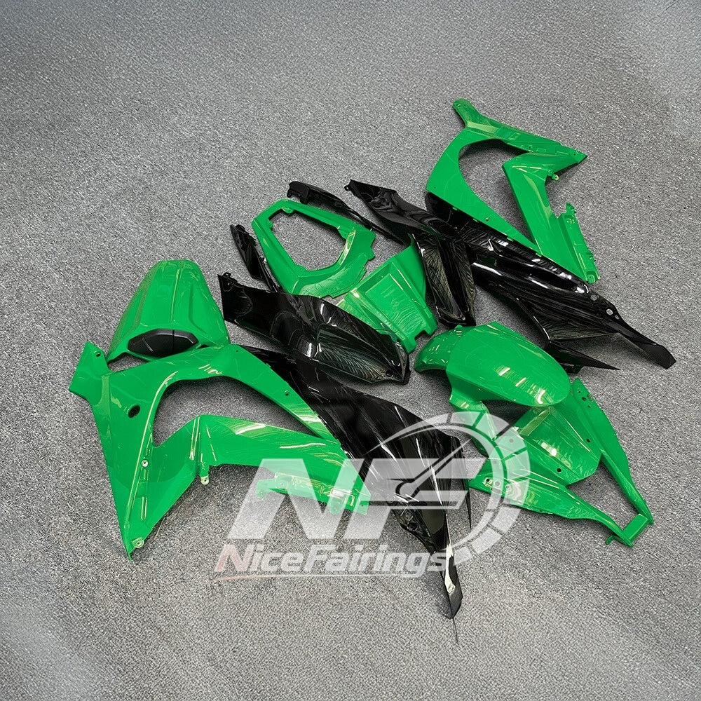 For KAWASAKI ZX10R 2011-2015 Custom Sportbike Fairings | NiceFairings - rear angle image