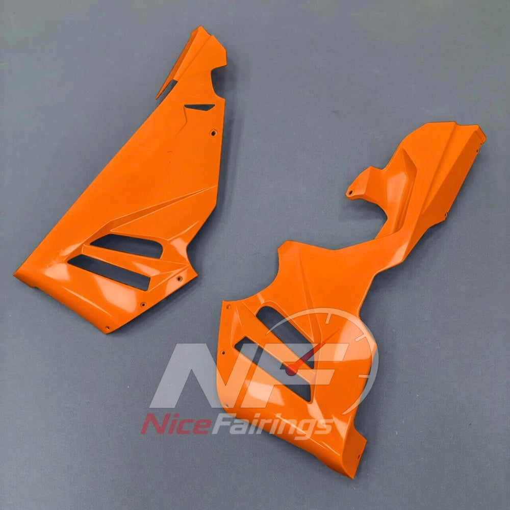 For Honda CBR1000RR-R 2024-2026 Orange Black Custom Fairings with ABS Sportbike Plastics and Full Body Kit | NiceFairings - detail angle image
