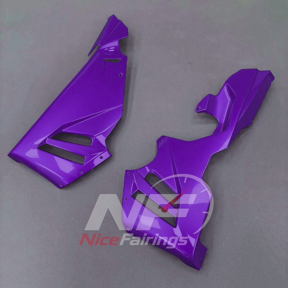 For Honda CBR1000RR-R SP 2024-2026 Purple Black Sportbike Fairing Set with Custom Painted Plastics | NiceFairings - detail angle image