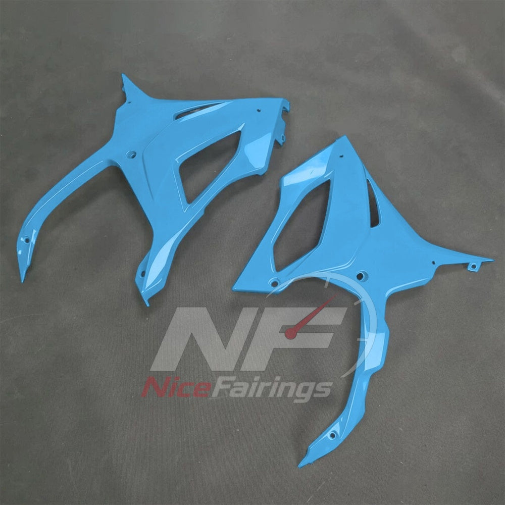For BMW S1000RR 2025-2026 Blue Black Sportbike Fairing Set with Custom Painted Plastics | NiceFairings - detail angle image