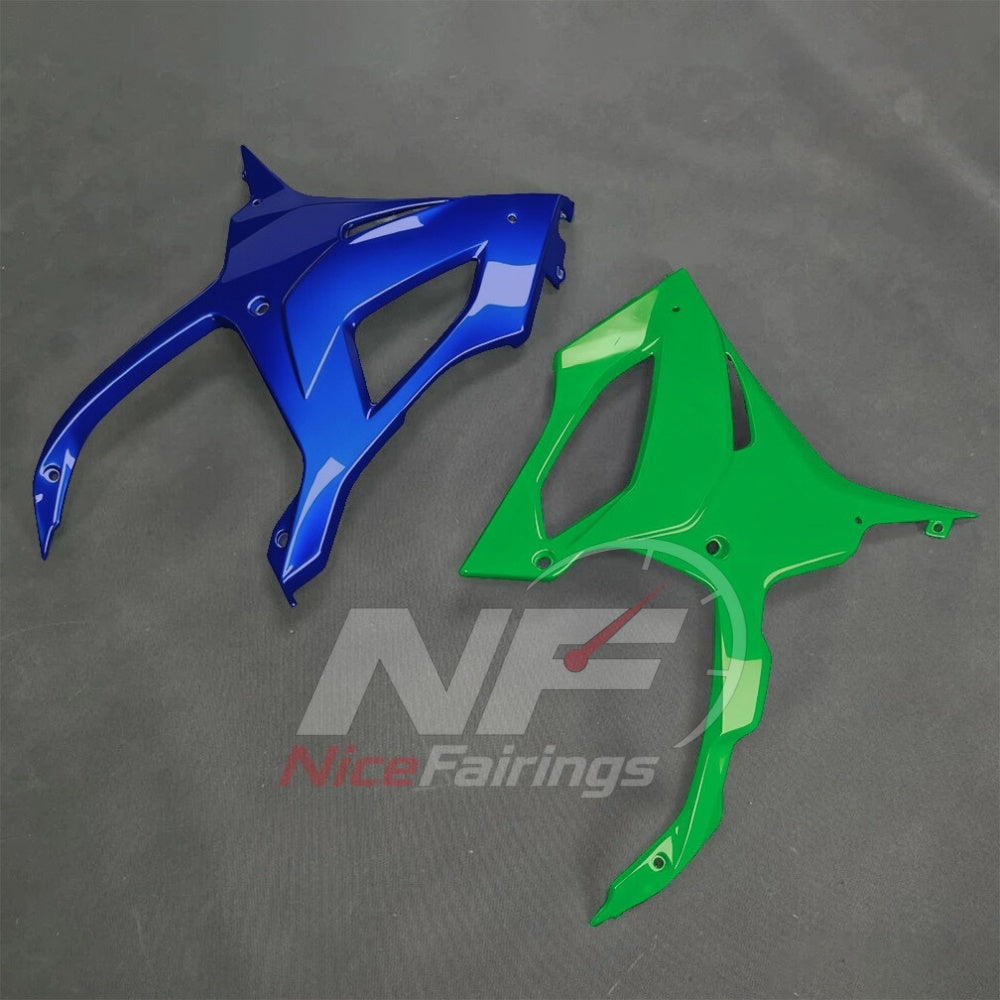 For BMW S1000RR 2025-2026 Green Black ABS Fairing Kit with Painted Bodywork and Replacement Panels | NiceFairings - detail angle image