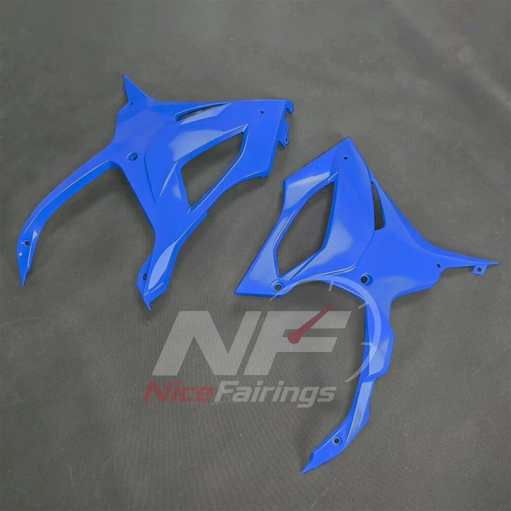 For BMW S1000RR 2025-2026 Blue Black Sportbike Fairing Set with Custom Painted Plastics | NiceFairings - detail angle image