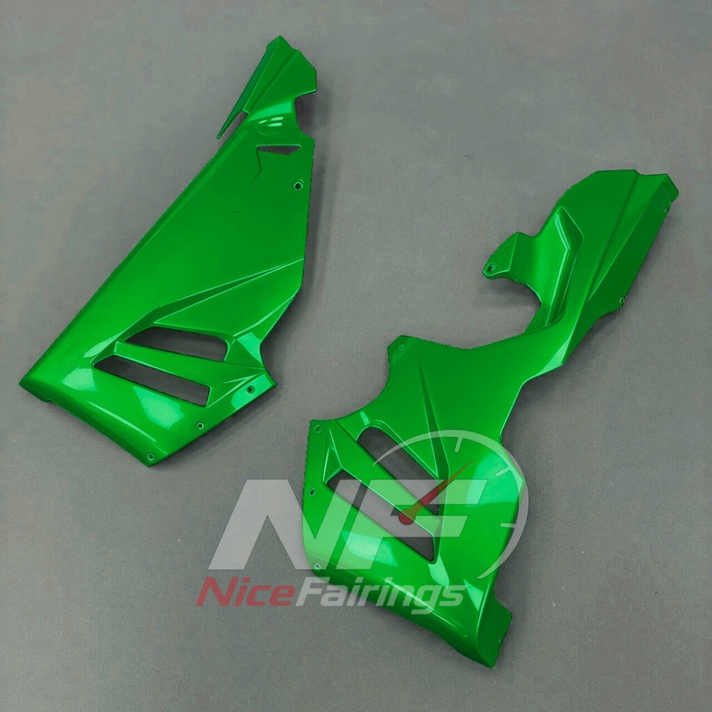 For Honda CBR1000RR-R 2024-2026 Green Black ABS Body Kit with Street and Track Fairing Panels | NiceFairings - detail angle image