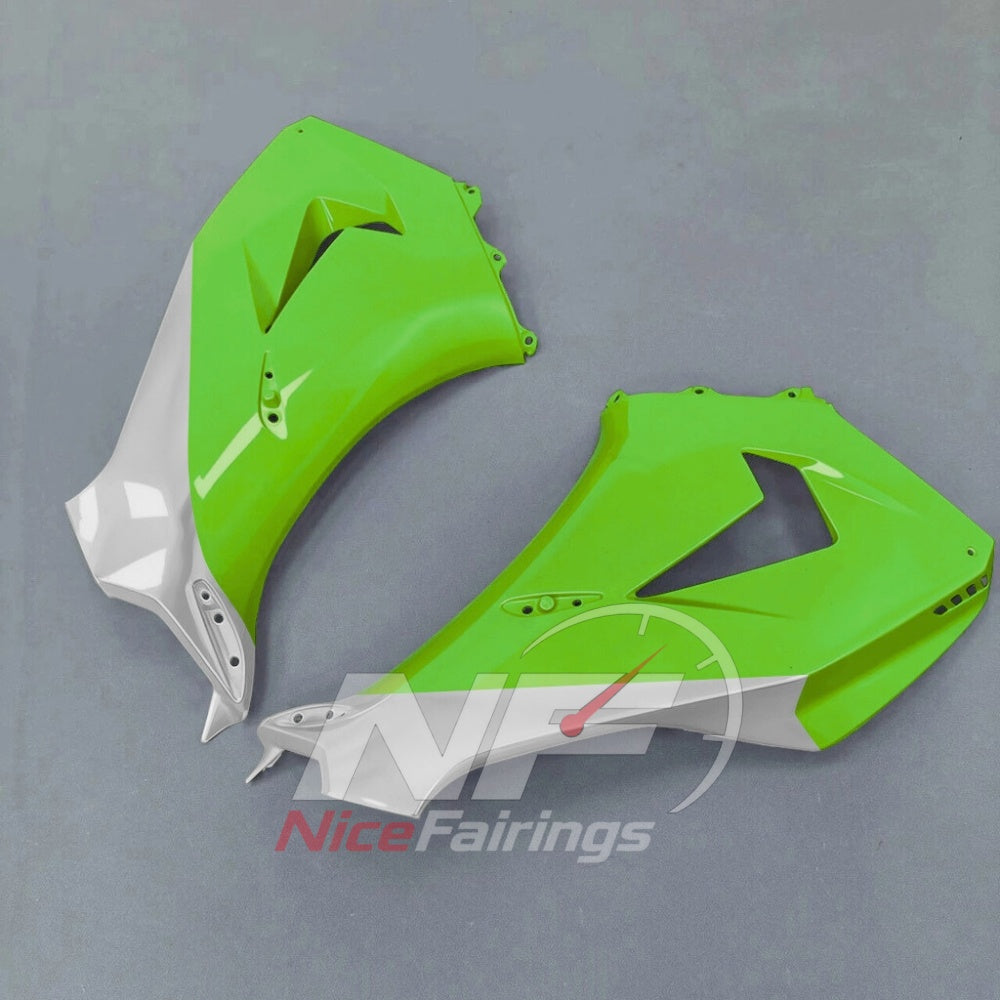 For Honda CBR1000RR-R SP 2024-2026 Green Black Sportbike Fairing Set with Custom Painted Plastics | NiceFairings - detail angle image