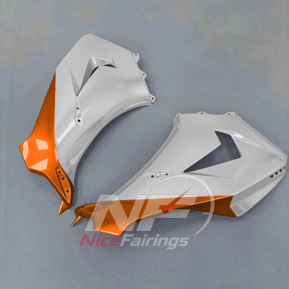 For Honda CBR1000RR-R SP 2024-2026 Orange Black ABS Fairing Kit with Painted Bodywork and Replacement Panels | NiceFairings - detail angle image