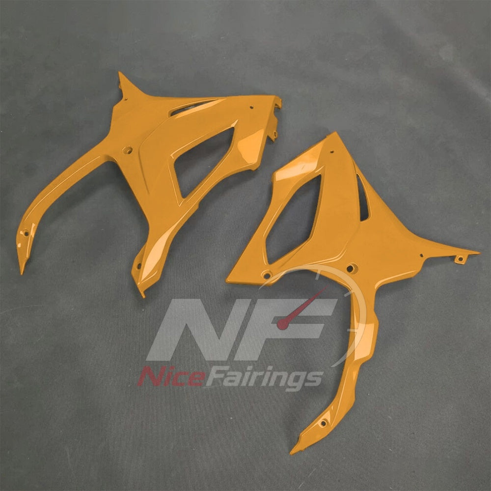 For BMW S1000RR 2025-2026 Yellow Black Custom Fairings with ABS Sportbike Plastics and Full Body Kit | NiceFairings - detail angle image