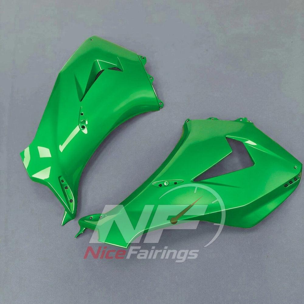 For Honda CBR1000RR-R SP 2024-2026 Green Black Sportbike Fairing Set with Custom Painted Plastics | NiceFairings - detail angle image