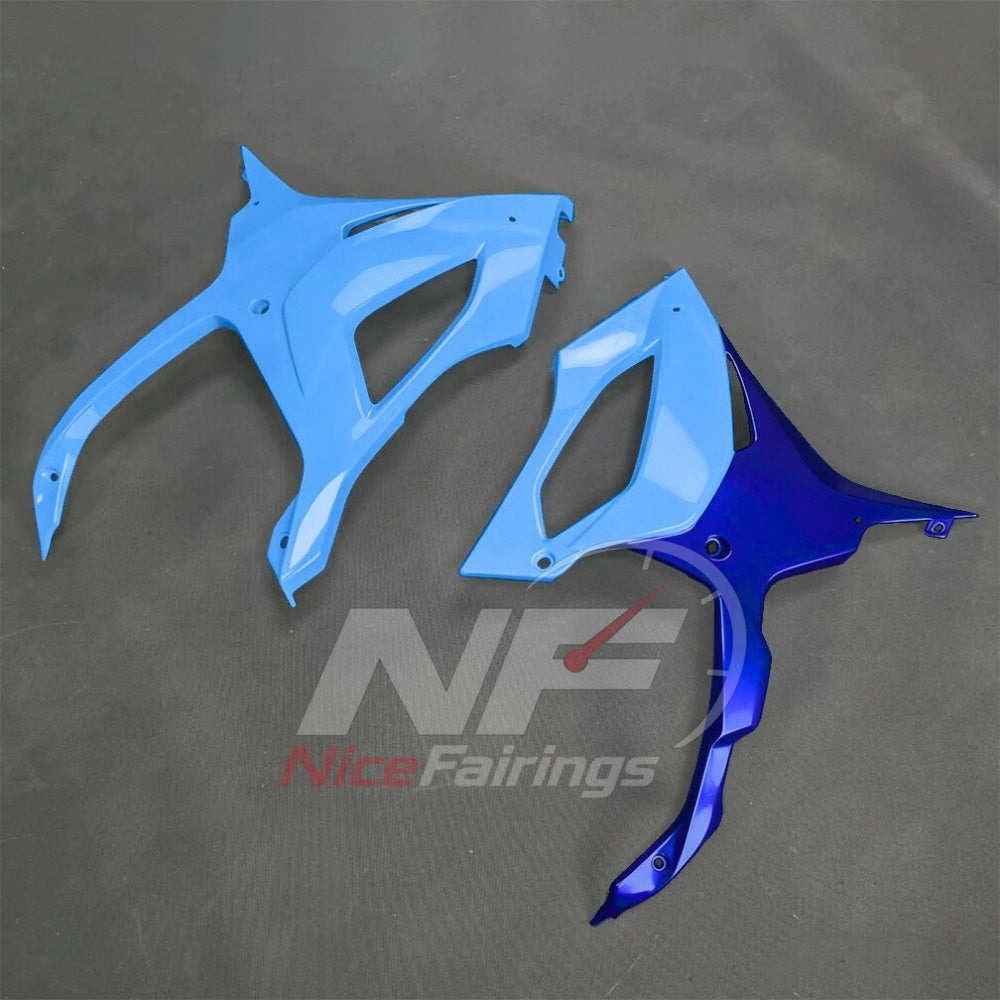 For BMW S1000RR 2025-2026 Blue Black Custom Fairings with ABS Sportbike Plastics and Full Body Kit | NiceFairings - detail angle image